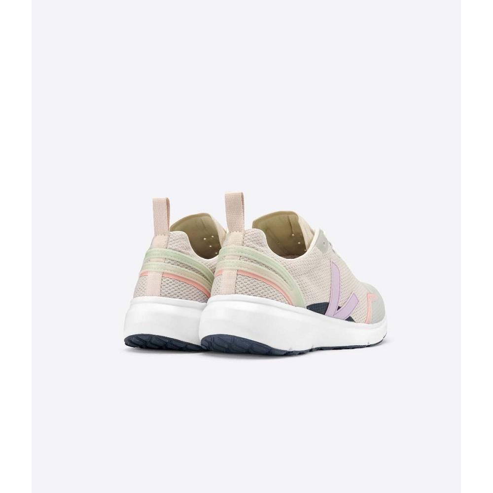 Women's Veja CONDOR 2 ALVEOMESH Shoes Beige/Purple | ZA 498OKI